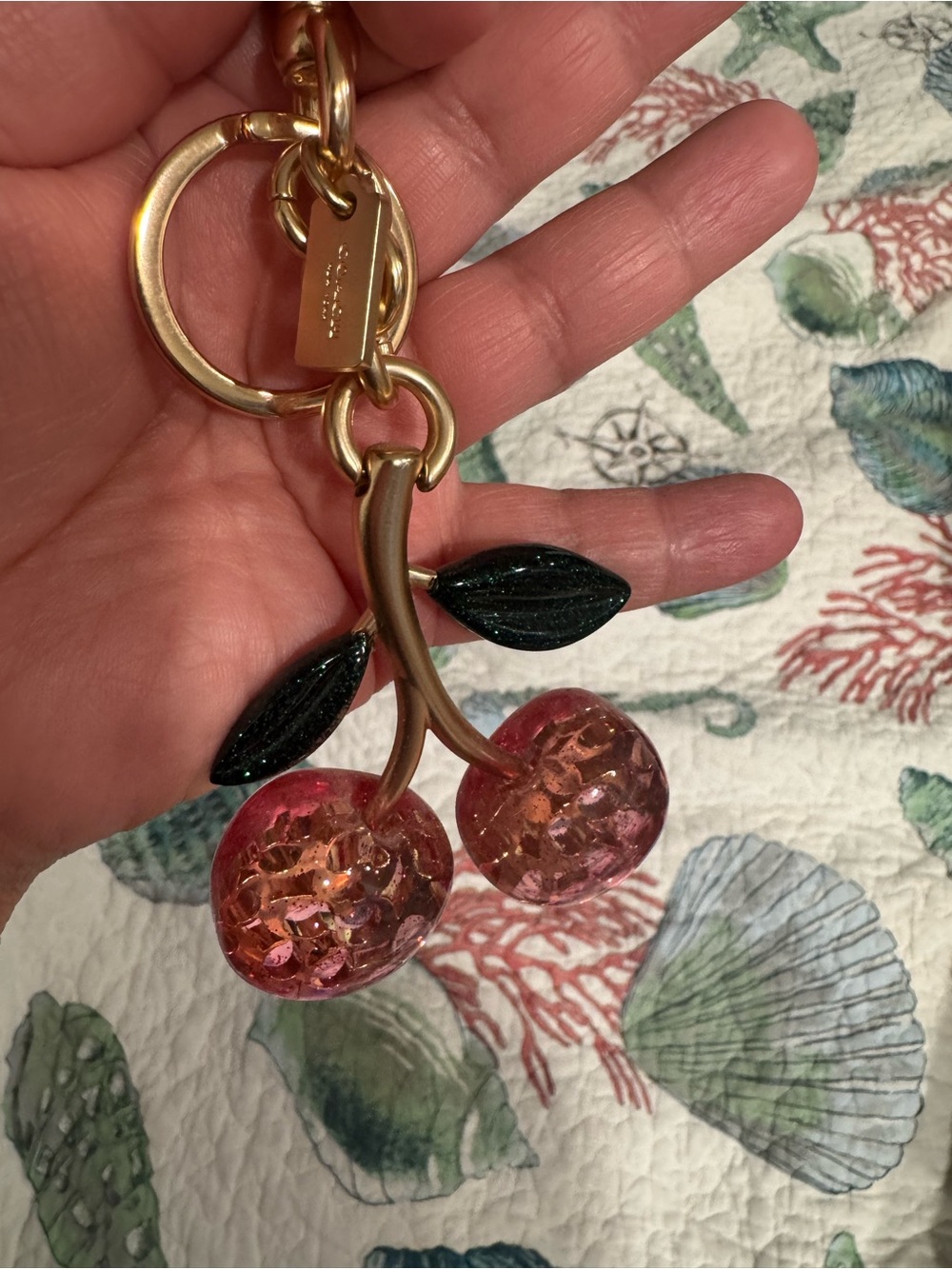 Coach black cherry charm and red cherry charm - Picture 3 of 3